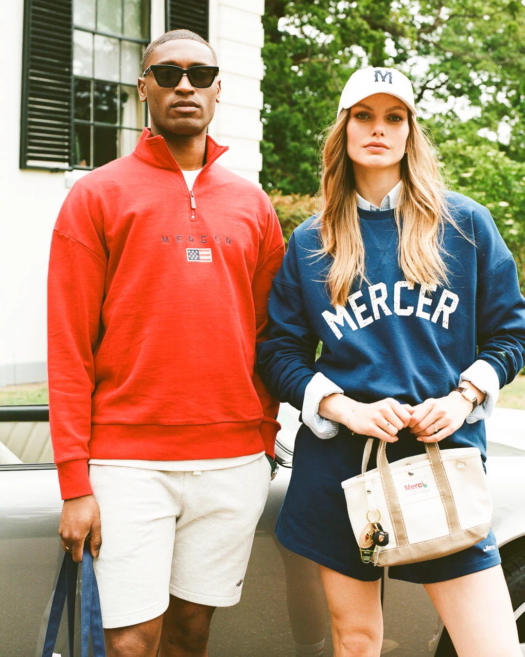 The Mercer Logo Sweat | Blue - Image 6