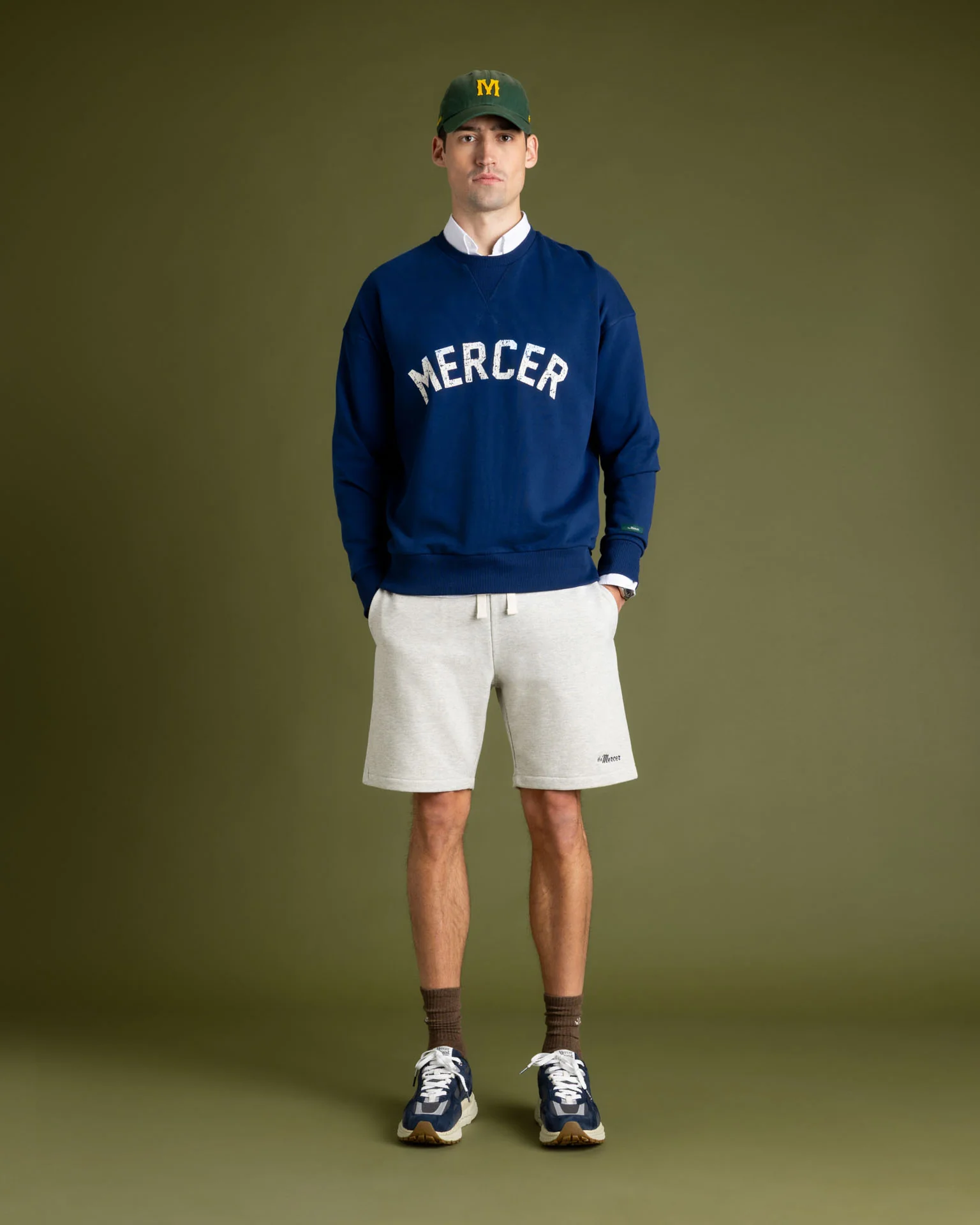 The Mercer Logo Sweat | Blue - Image 8