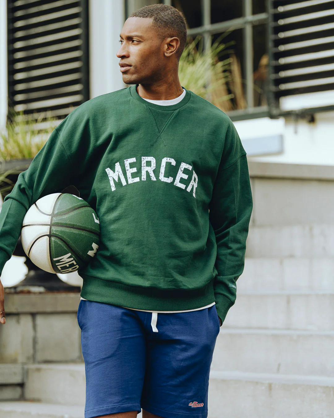 The Mercer Logo Sweat | Green - Image 5