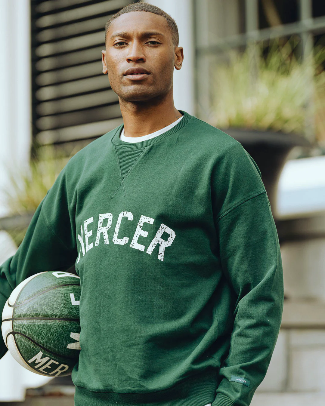 The Mercer Logo Sweat | Green - Image 6