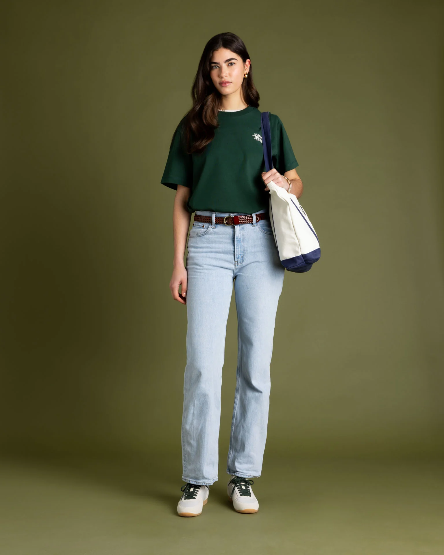 The Mercer Brand Logo Tee | Green - Image 5