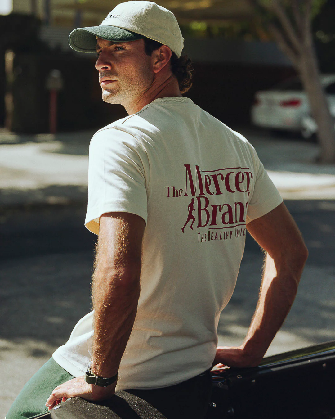 The Mercer Brand Logo Tee | White - Image 2
