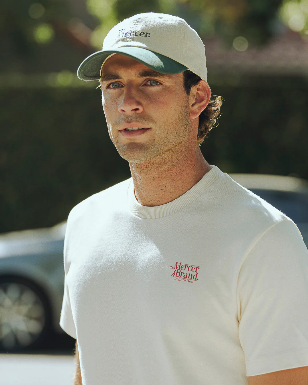 The Mercer Brand Logo Tee | White - Image 3