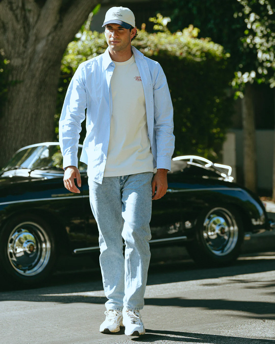 The Mercer Brand Logo Tee | White - Image 5