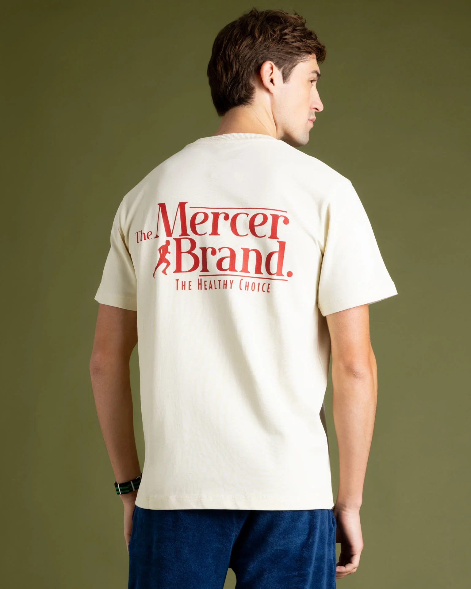 The Mercer Brand Logo Tee | White - Image 8