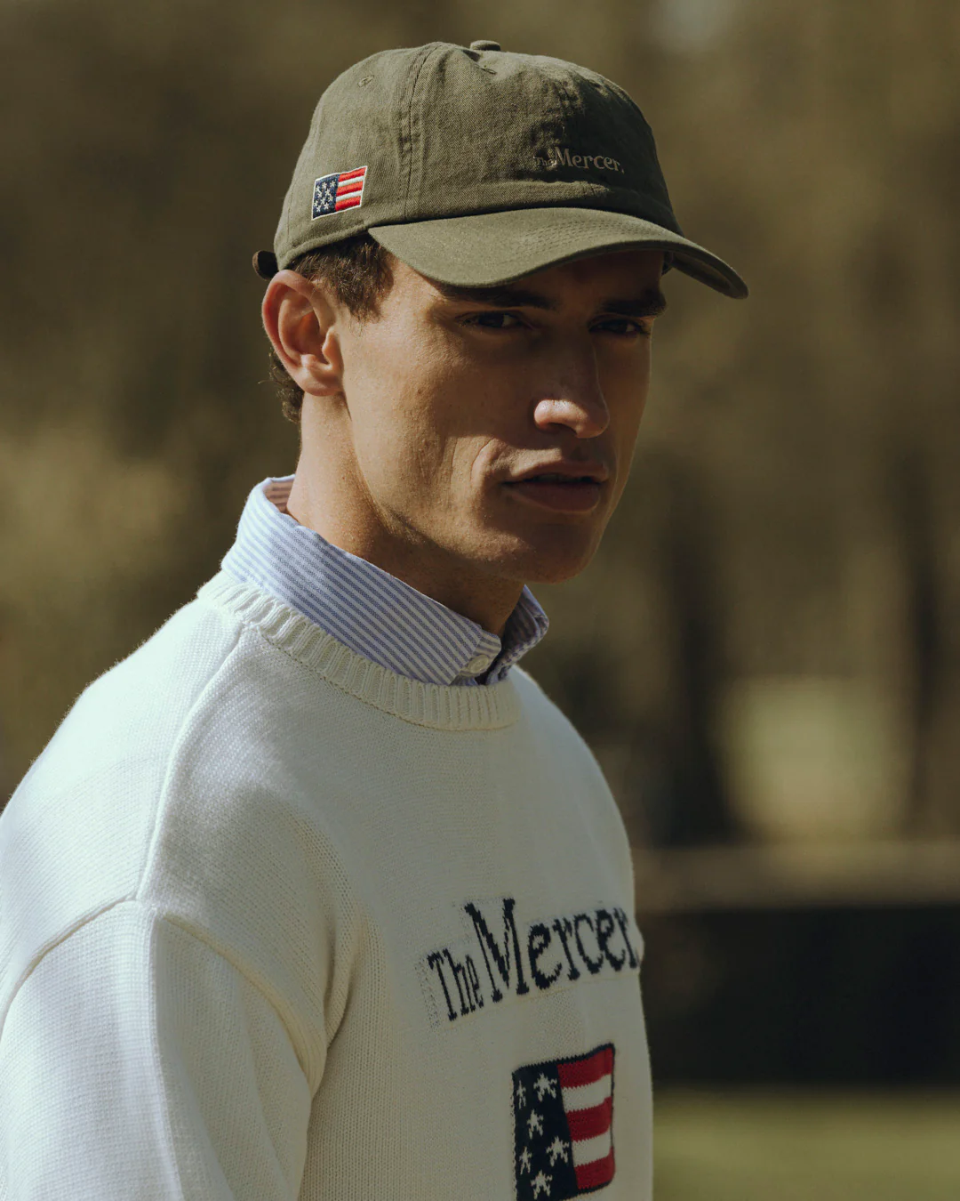 The Mercer Cap flag | Green - Image 4