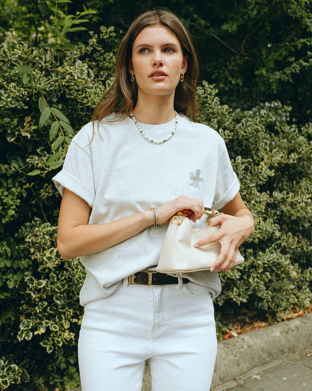 The Mercer Dog Heavy Tee | Light Sand - Image 4