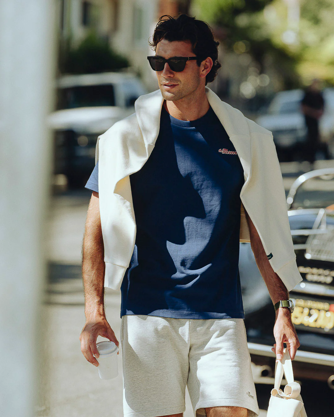 The Mercer Heavy Tee | Blue - Image 2
