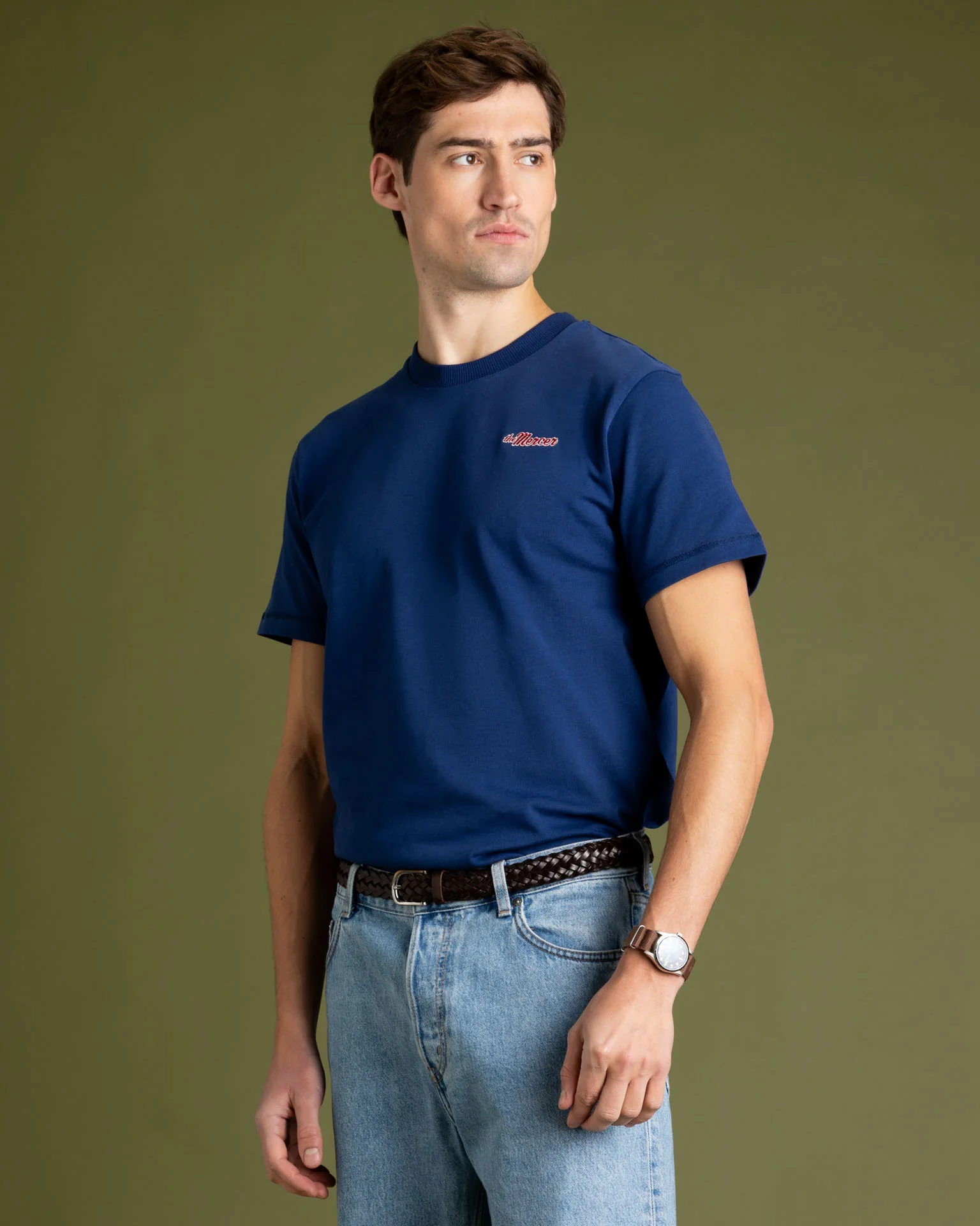 The Mercer Heavy Tee | Blue - Image 6