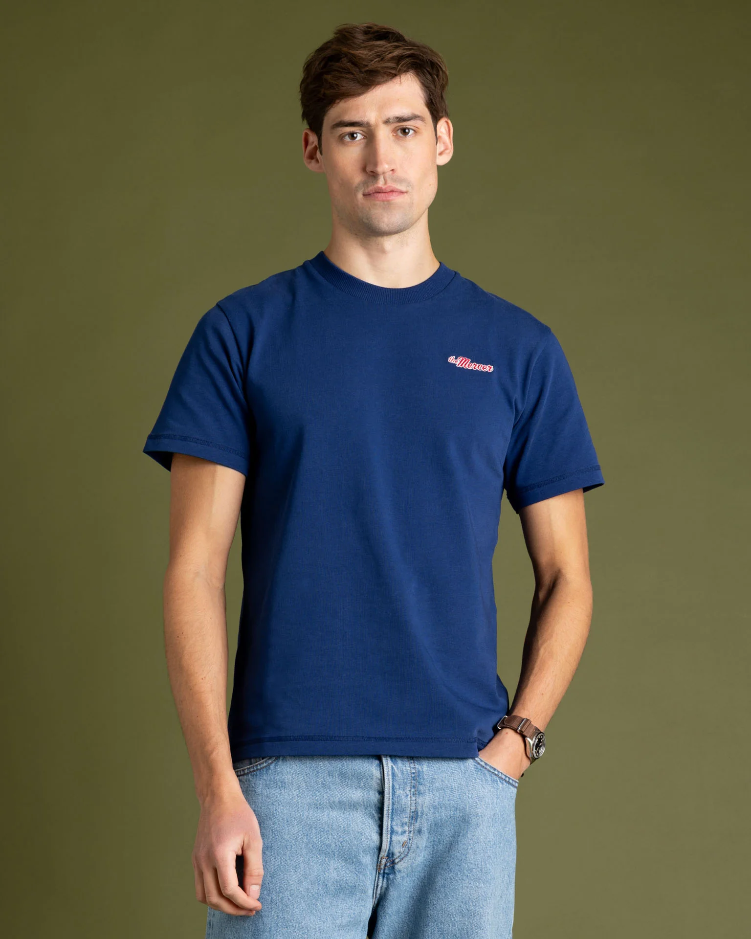 The Mercer Heavy Tee | Blue - Image 7