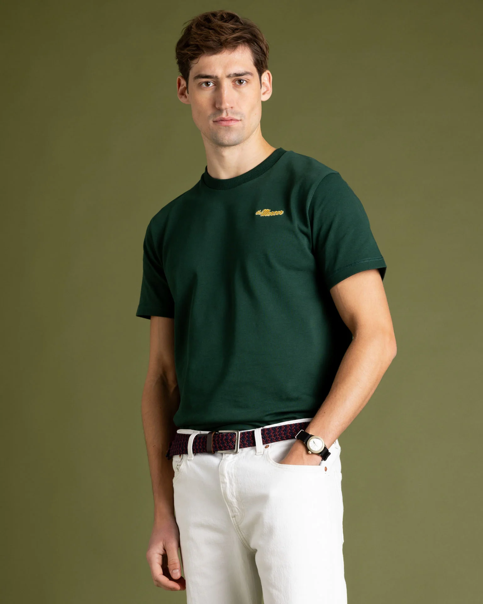 The Mercer Heavy Tee | Green - Image 3