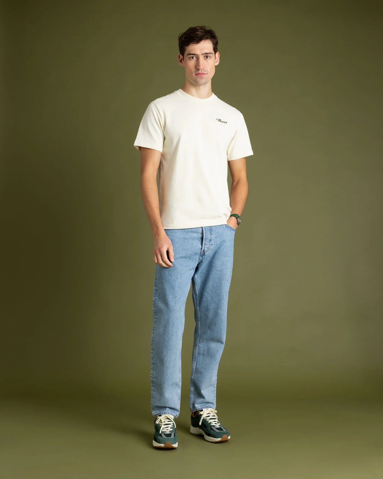 The Mercer Heavy Tee | White - Image 2