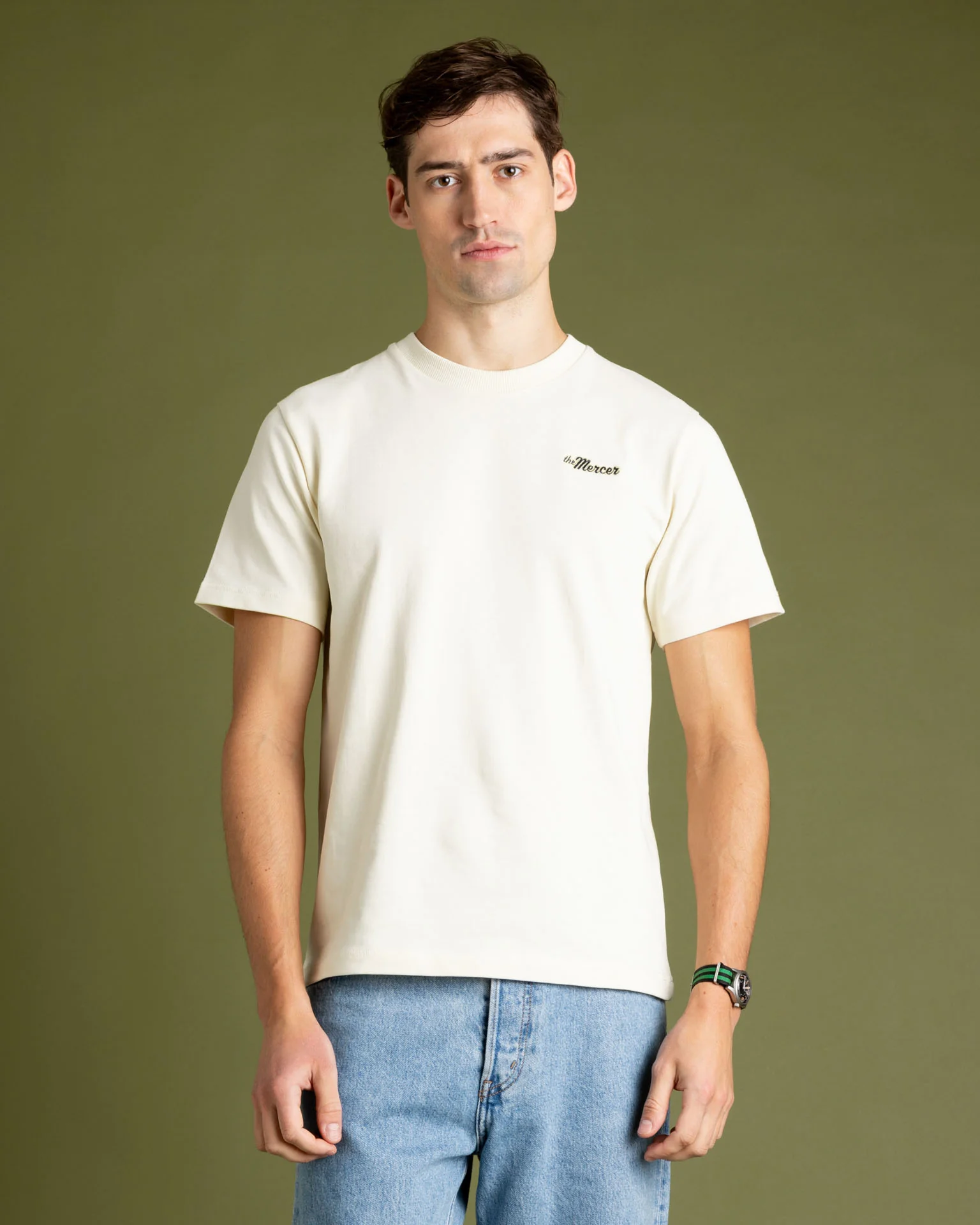 The Mercer Heavy Tee | White - Image 4