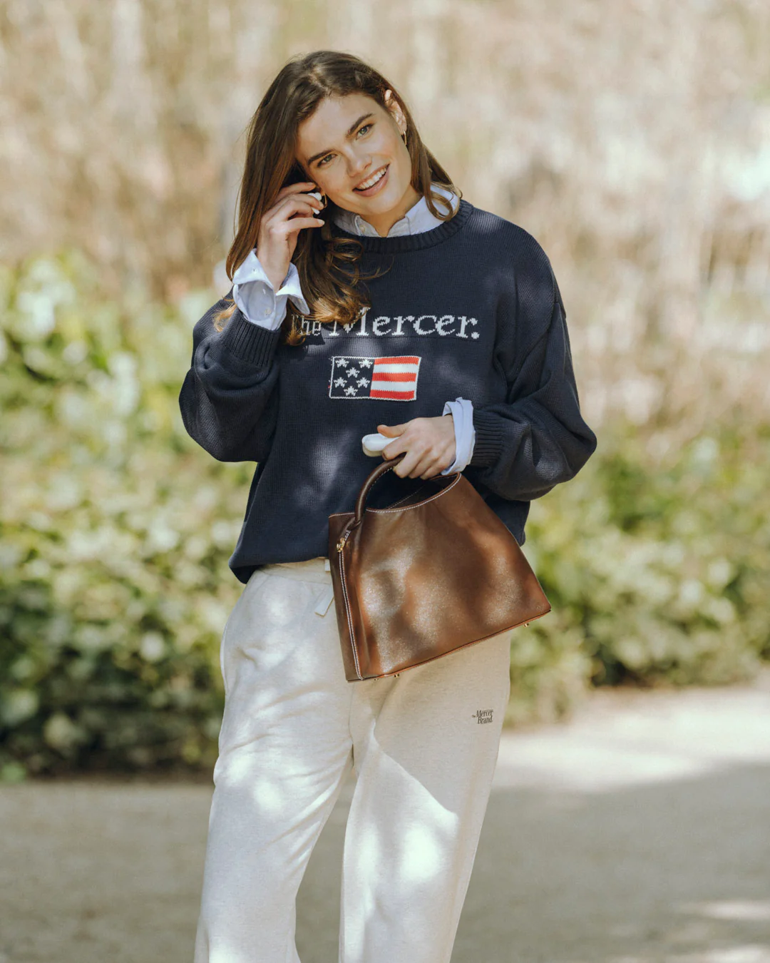 The Mercer Knit Sweater | Navy - Image 3