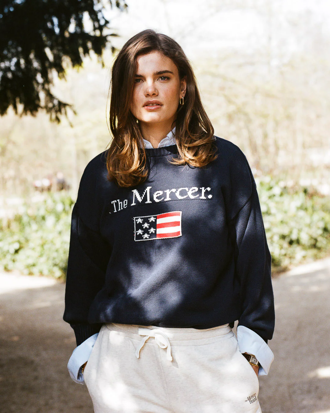 The Mercer Knit Sweater | Navy - Image 6