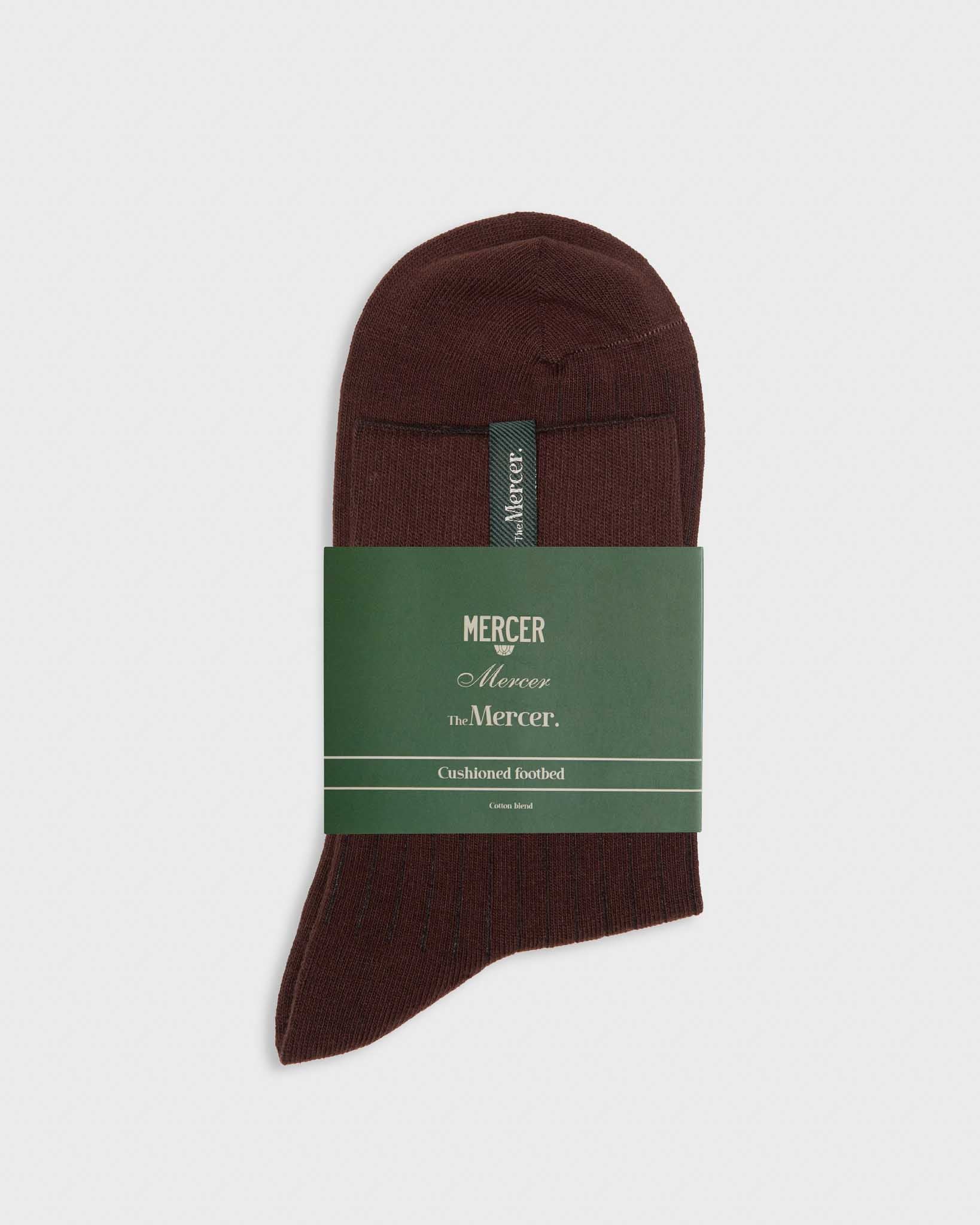 The Mercer Label Socks | Brown - Image 2