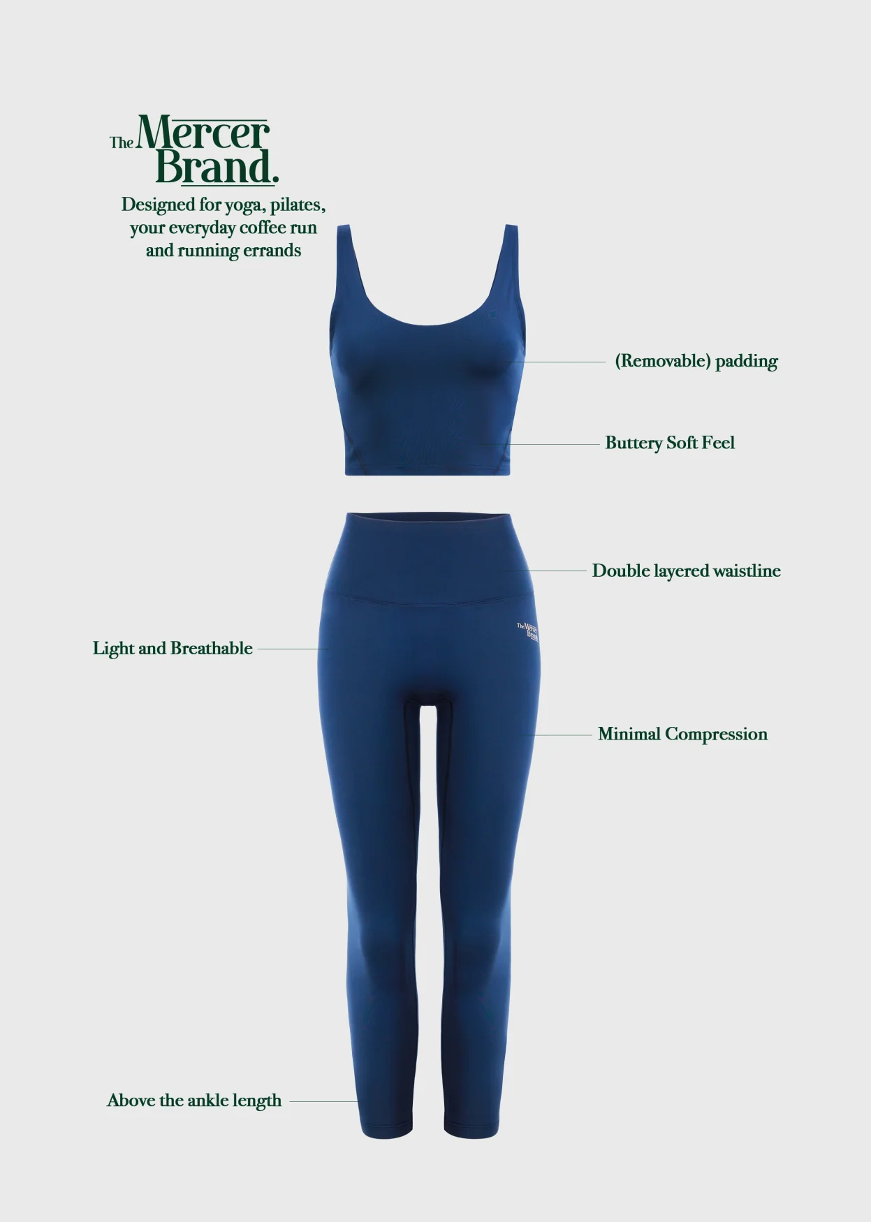 The Mercer Legging | Blue - Image 6