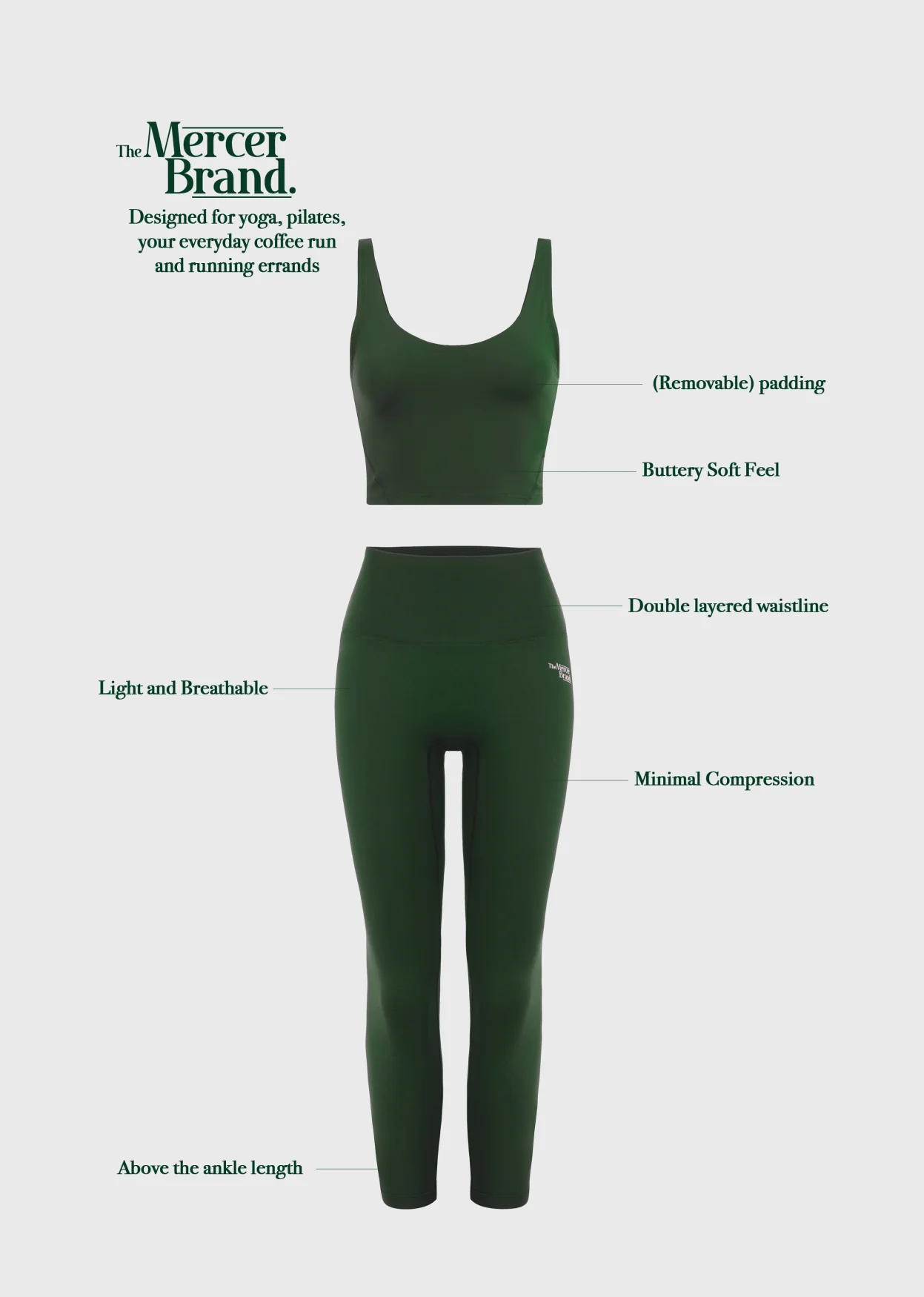 The Mercer Legging | Green - Image 7