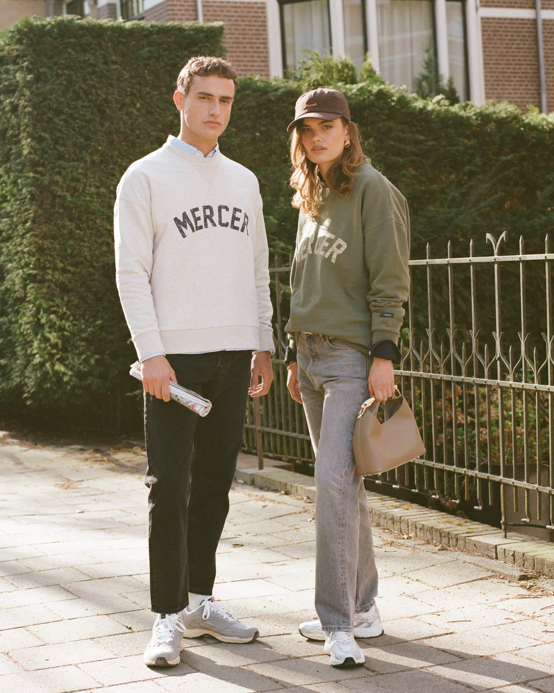 The Mercer College Crewneck | Green - Image 2