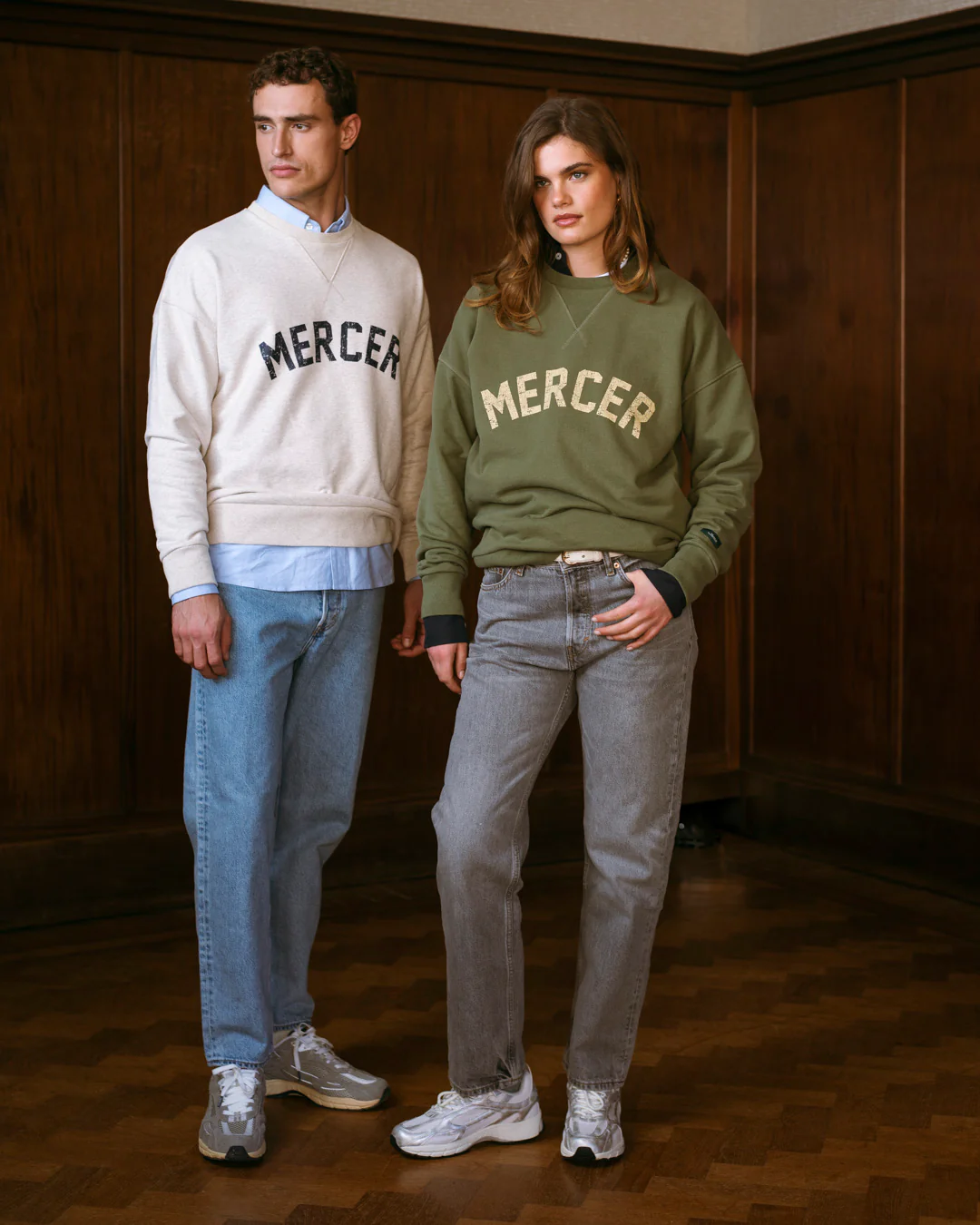 The Mercer College Crewneck | Green - Image 6