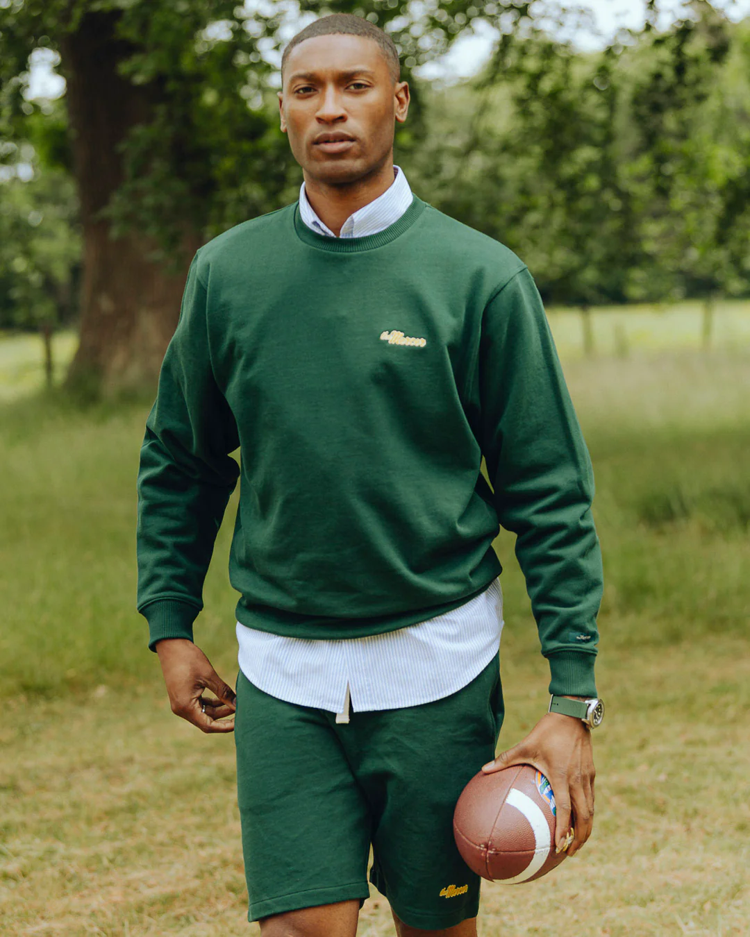 The Mercer Logo Sweat | Green - Image 3