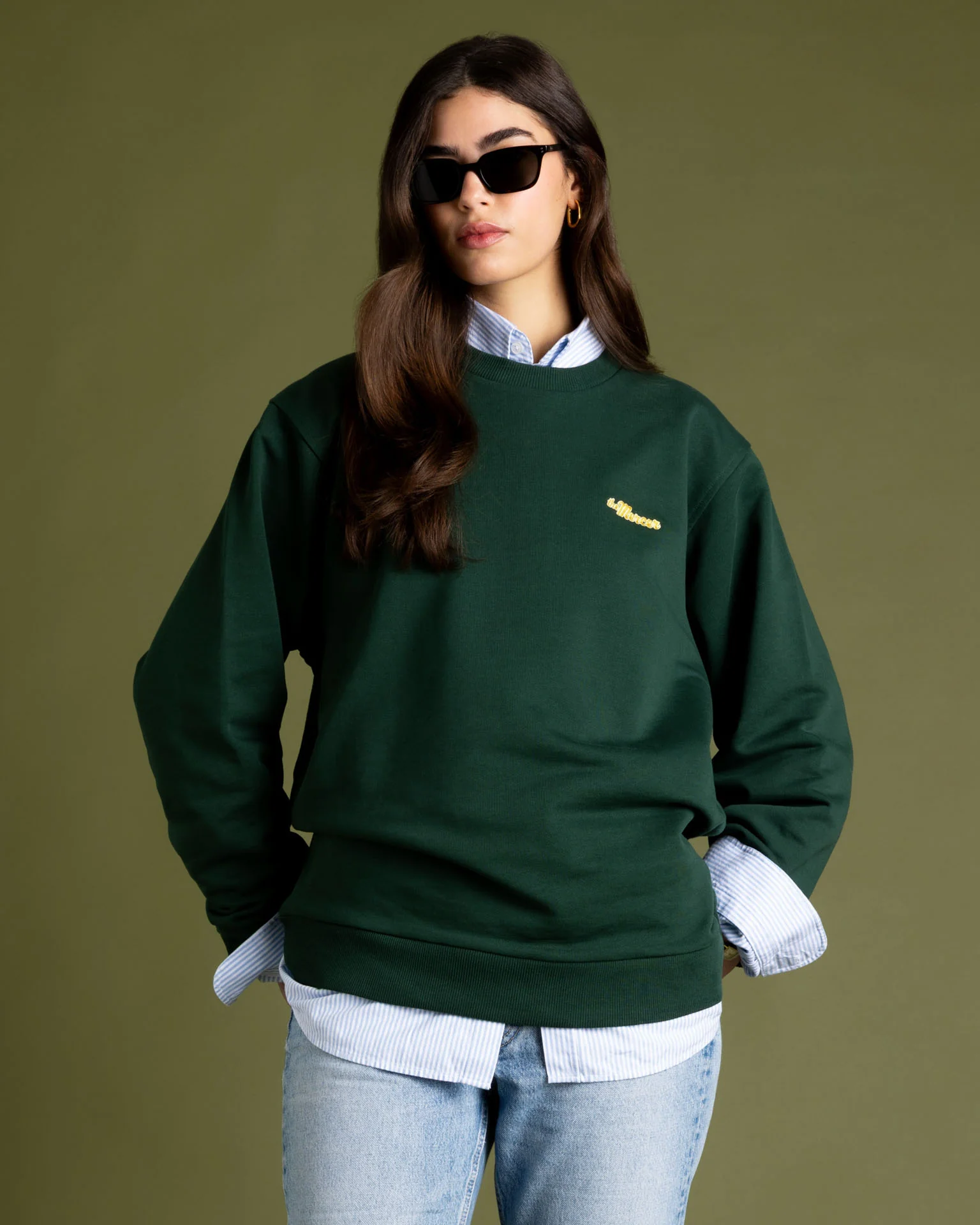 The Mercer Logo Sweat | Green - Image 6
