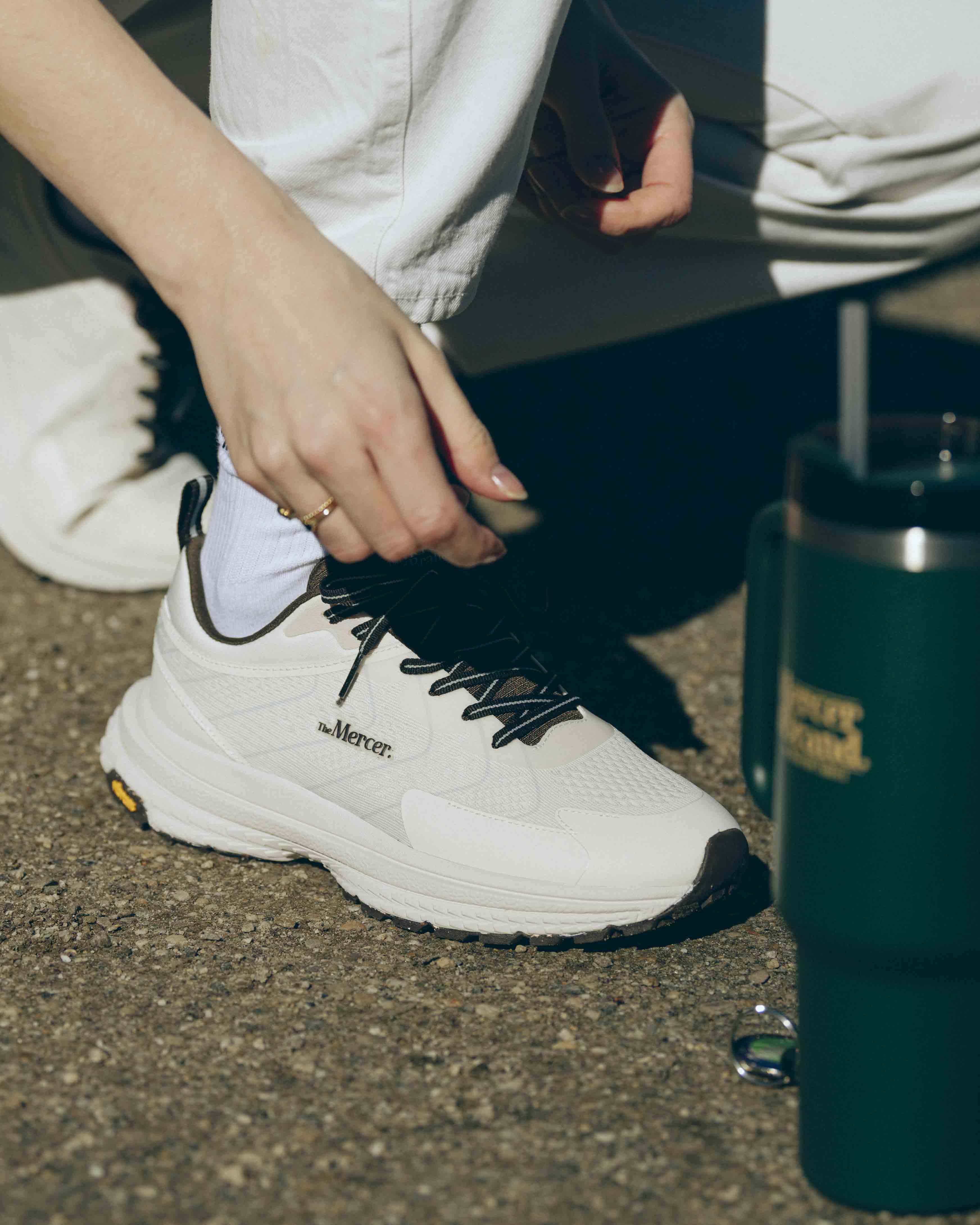 The Mercer P22 | White/Brown - Image 3