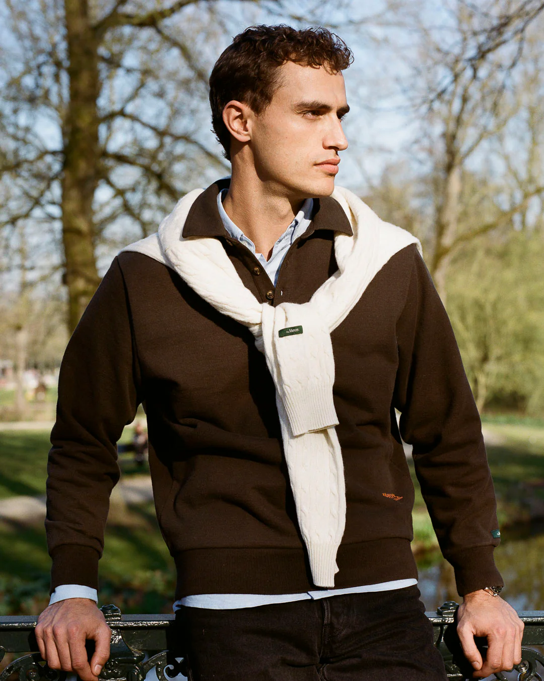The Mercer Polo | Brown - Image 7