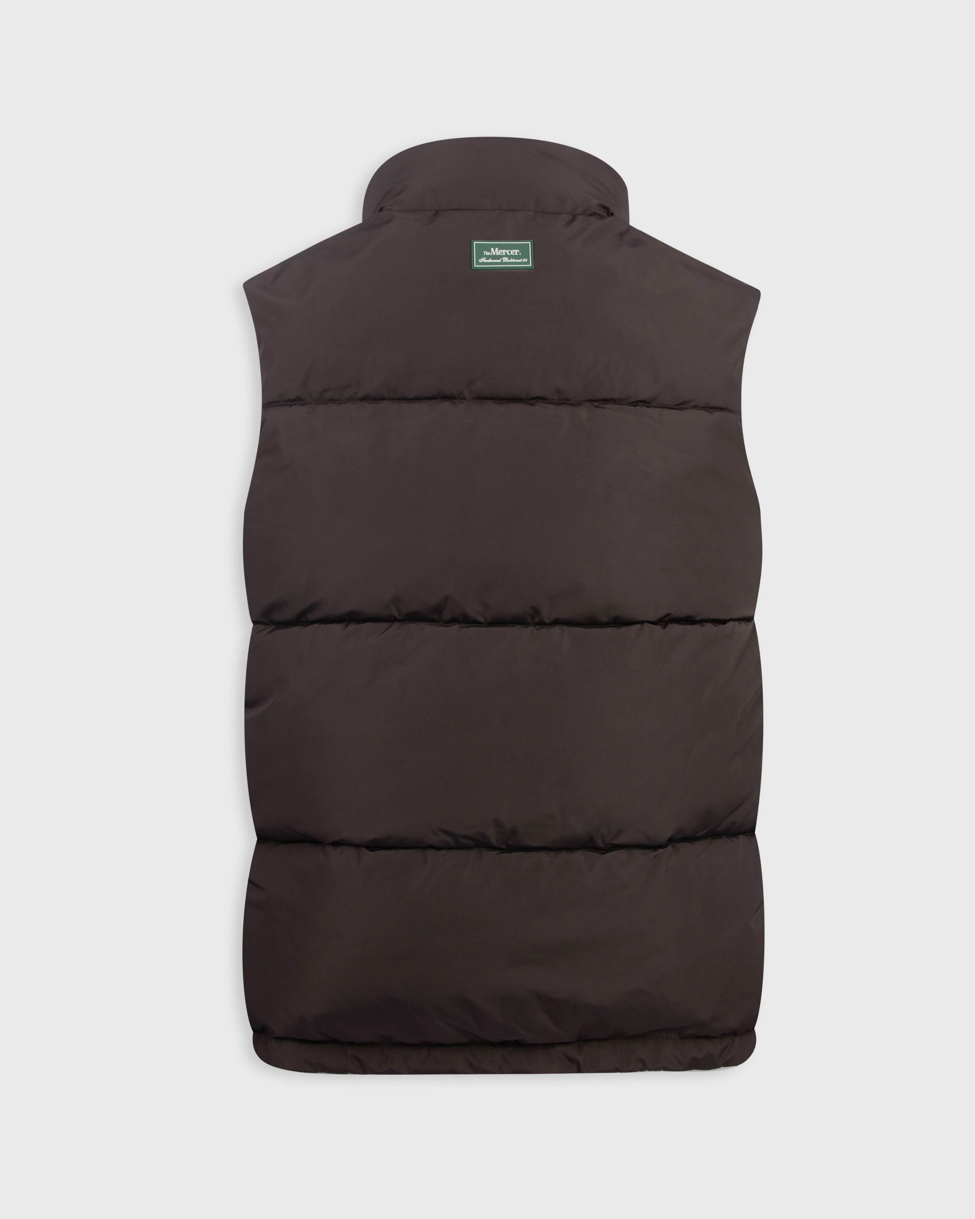 The Mercer Puffer Bodywarmer | Brown - Image 7