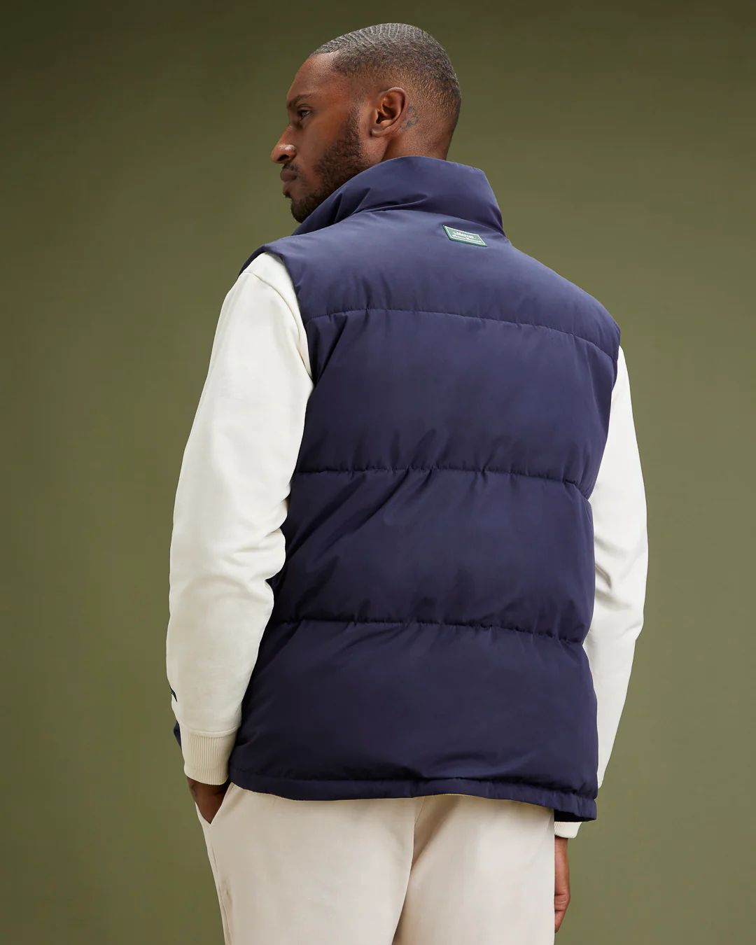 The Mercer Puffer Bodywarmer | Navy - Image 10