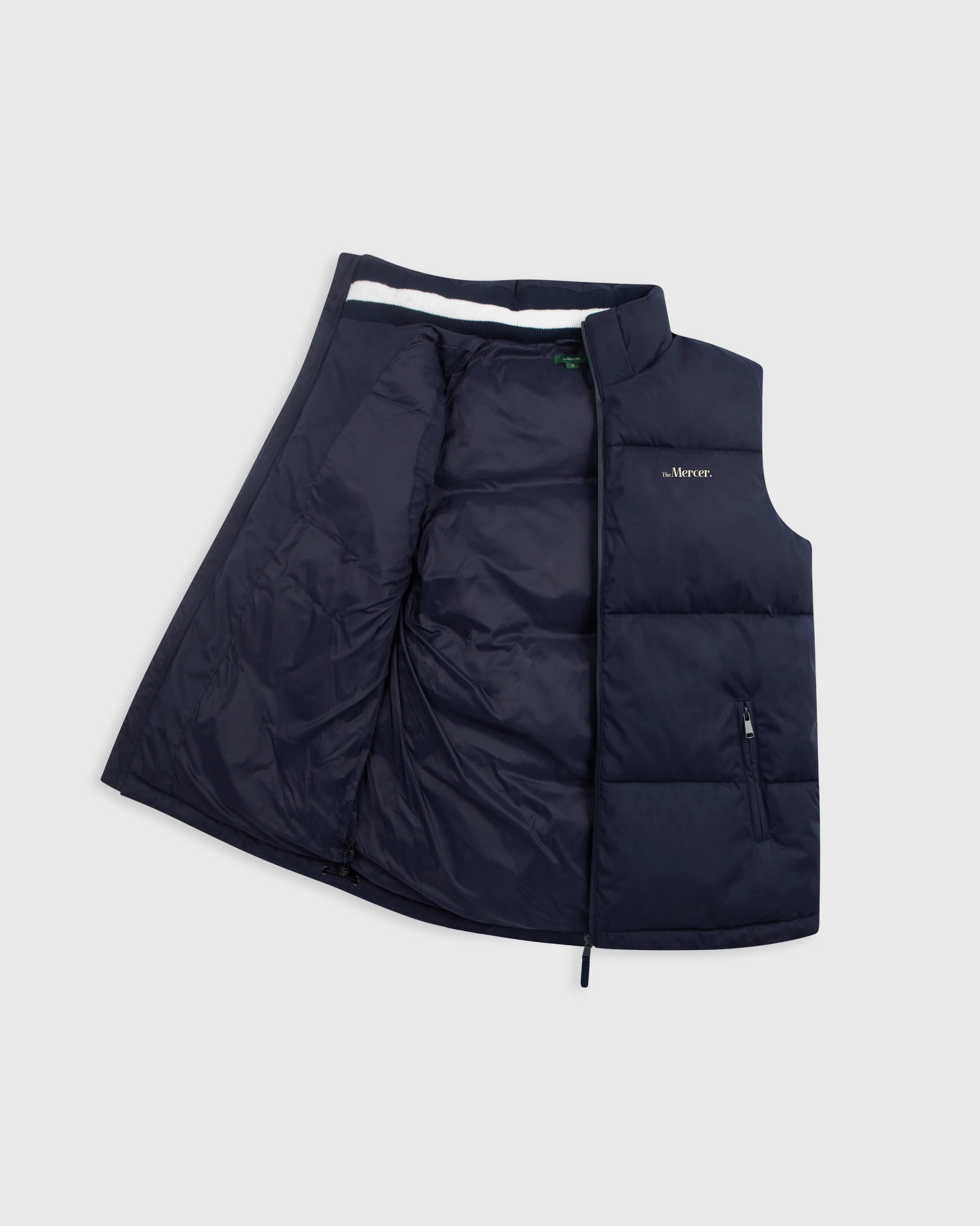 The Mercer Puffer Bodywarmer | Navy - Image 6