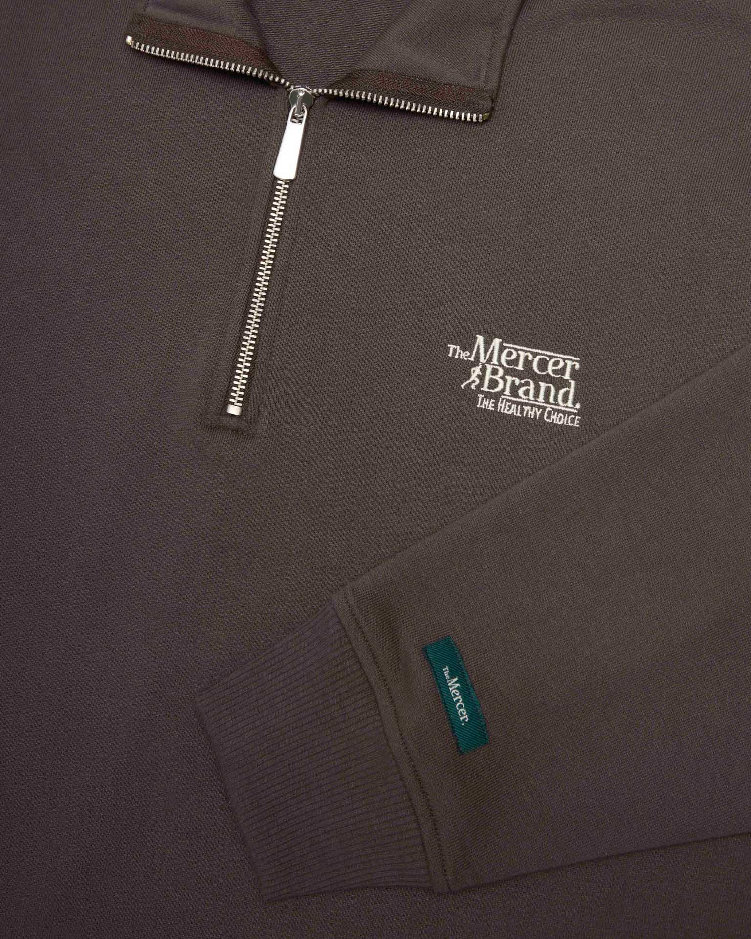The Mercer Quarter Zip | Brown - Image 5