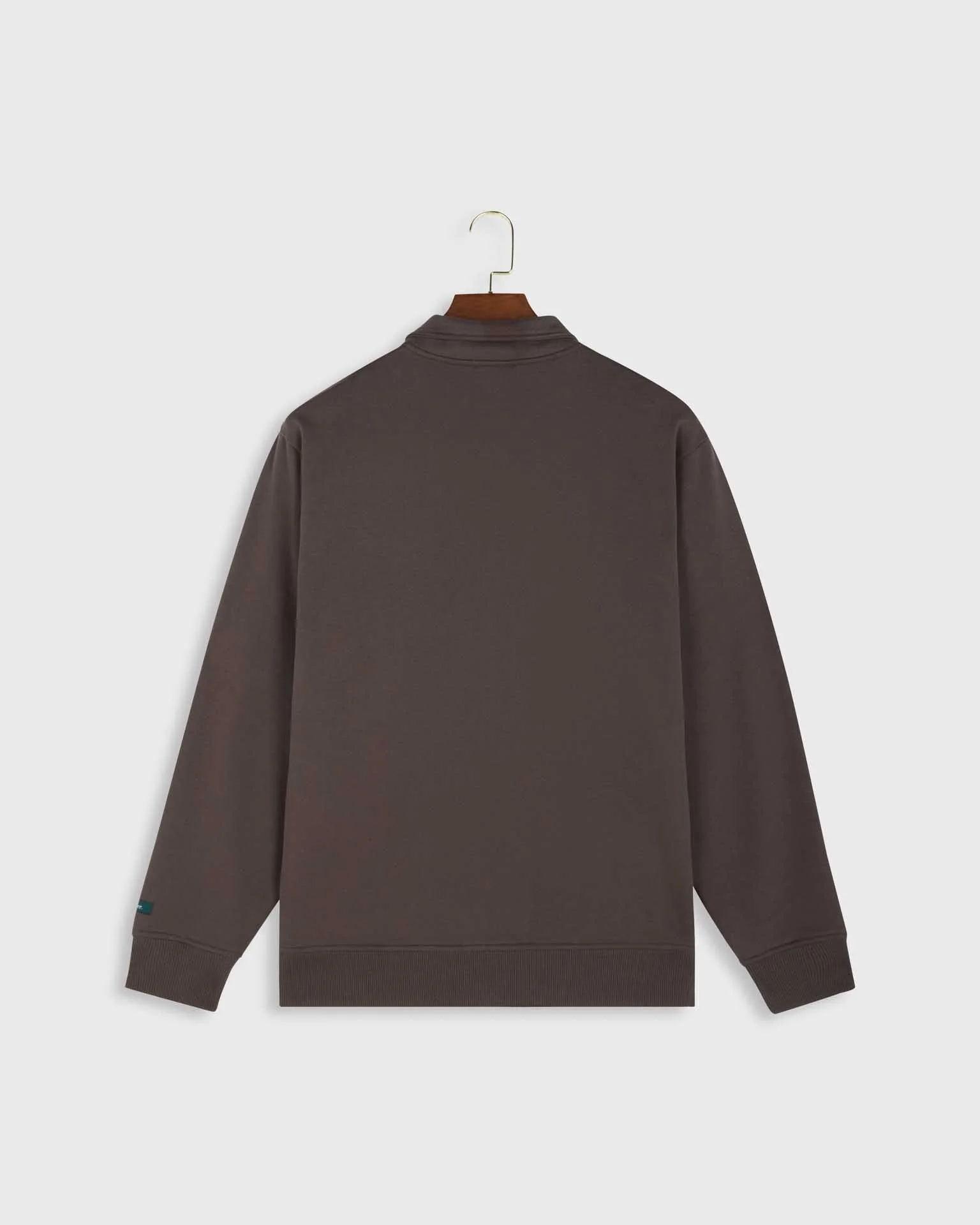 The Mercer Quarter Zip | Brown - Image 6