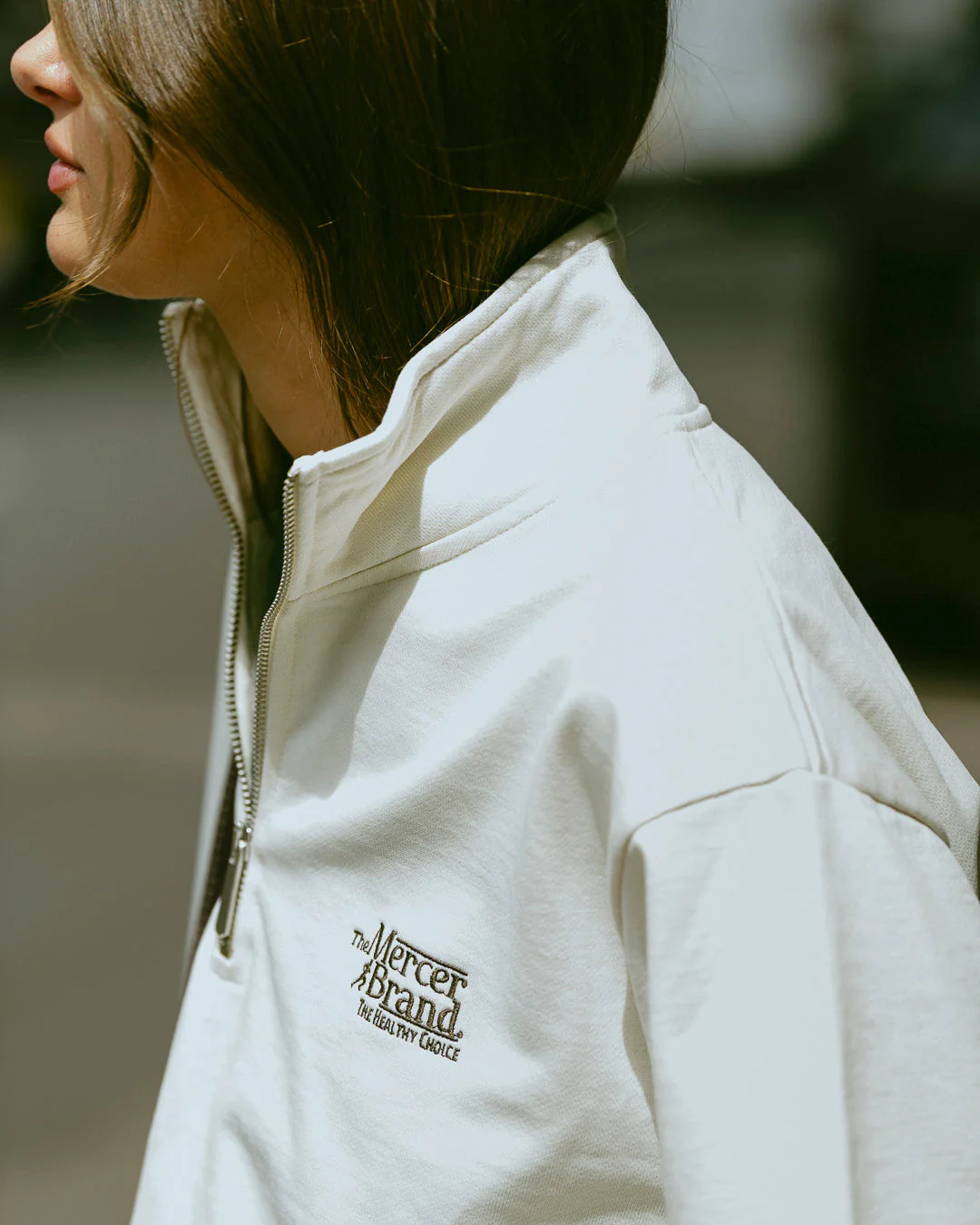The Mercer Quarter Zip | Off White - Image 3