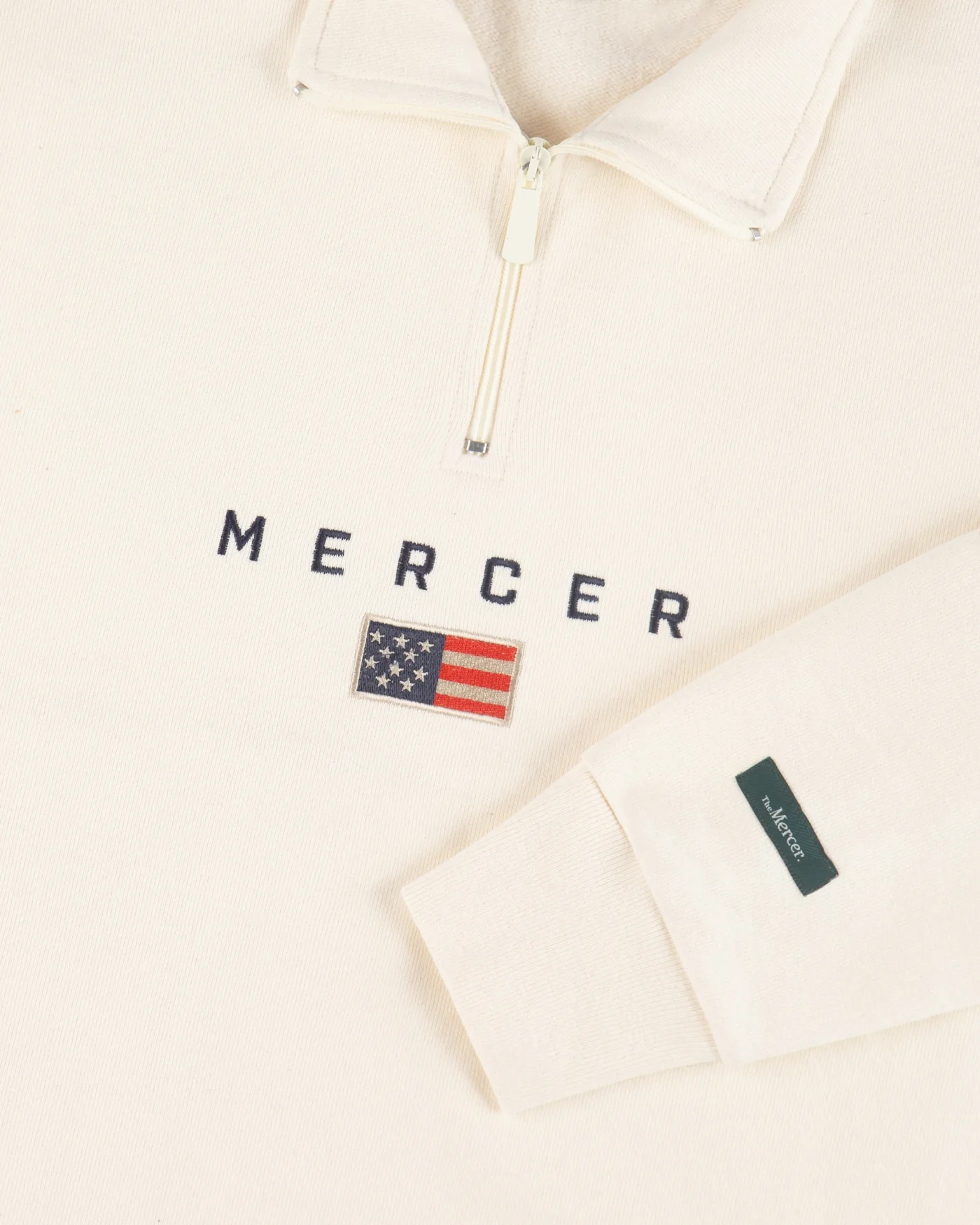 The Mercer Quarter Zip | Off White - Image 4