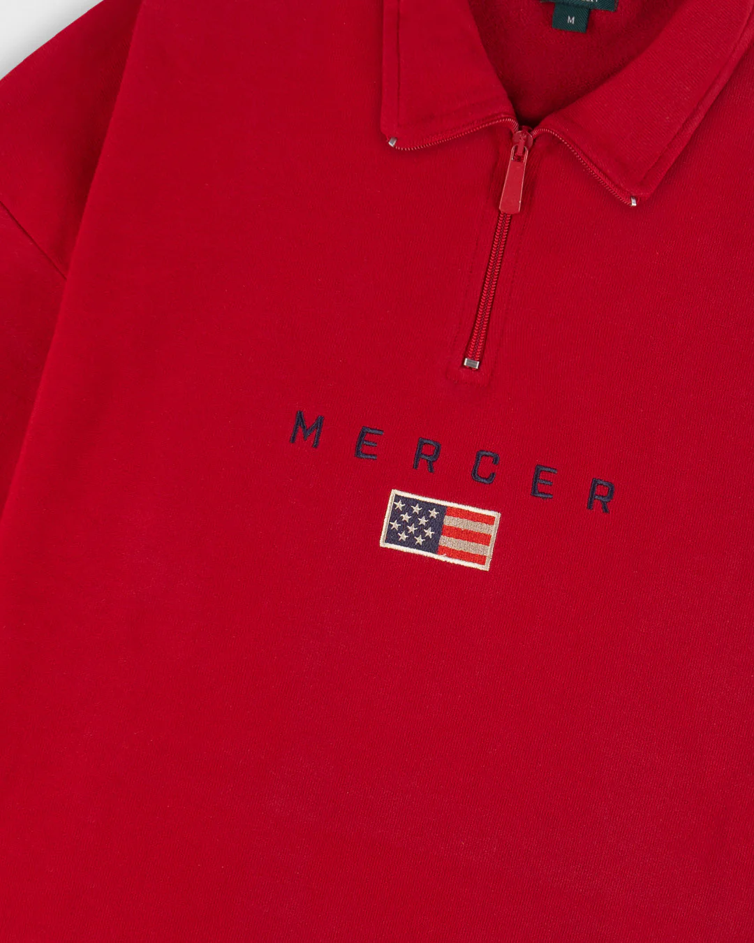 The Mercer Quarter Zip | Red - Image 4