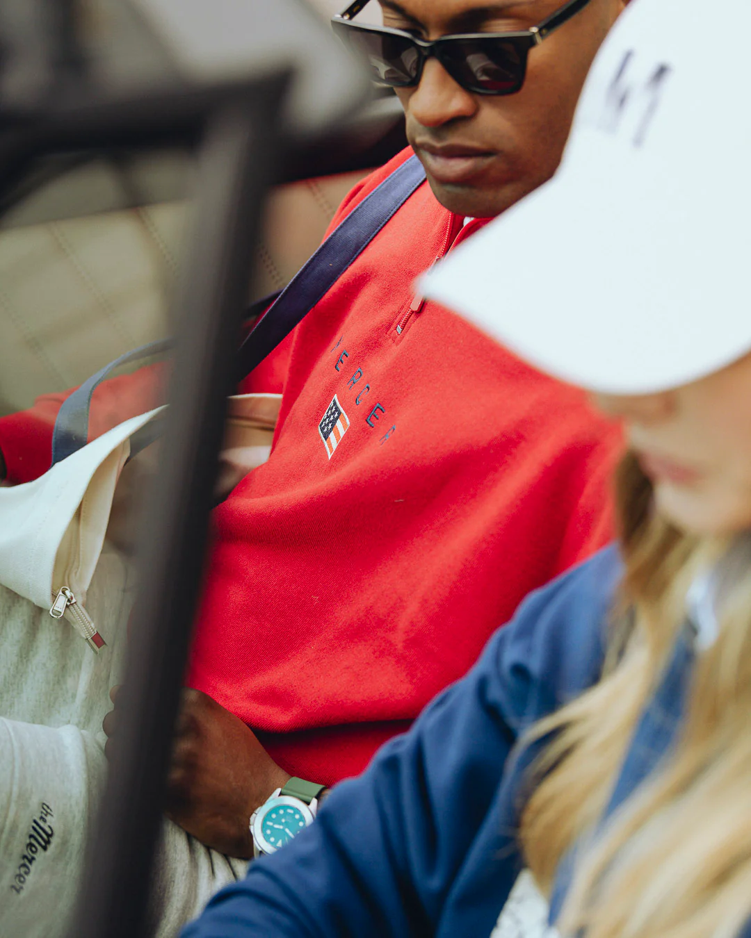 The Mercer Quarter Zip | Red - Image 6