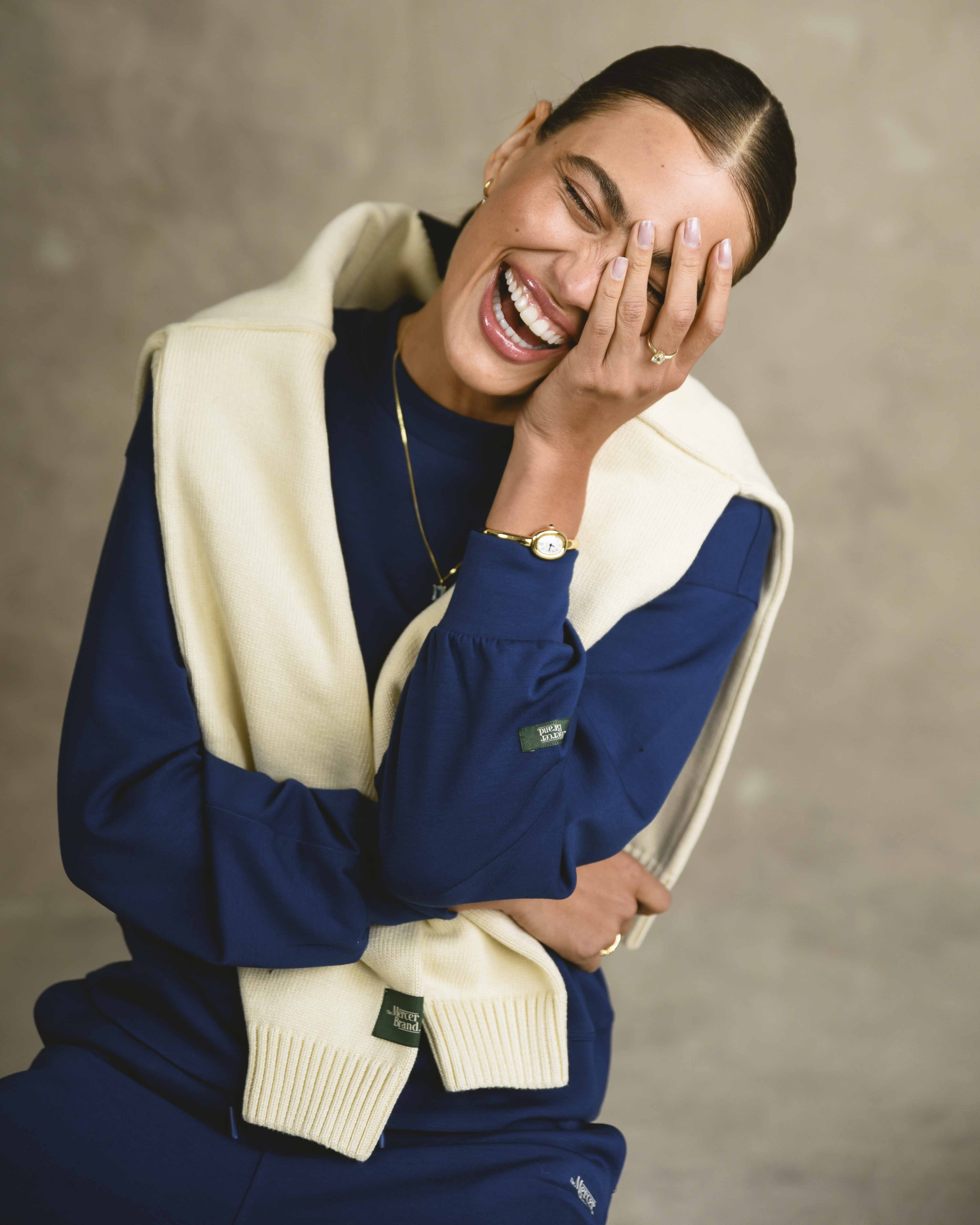 The Mercer Scuba Crewneck Women | Blue - Image 2