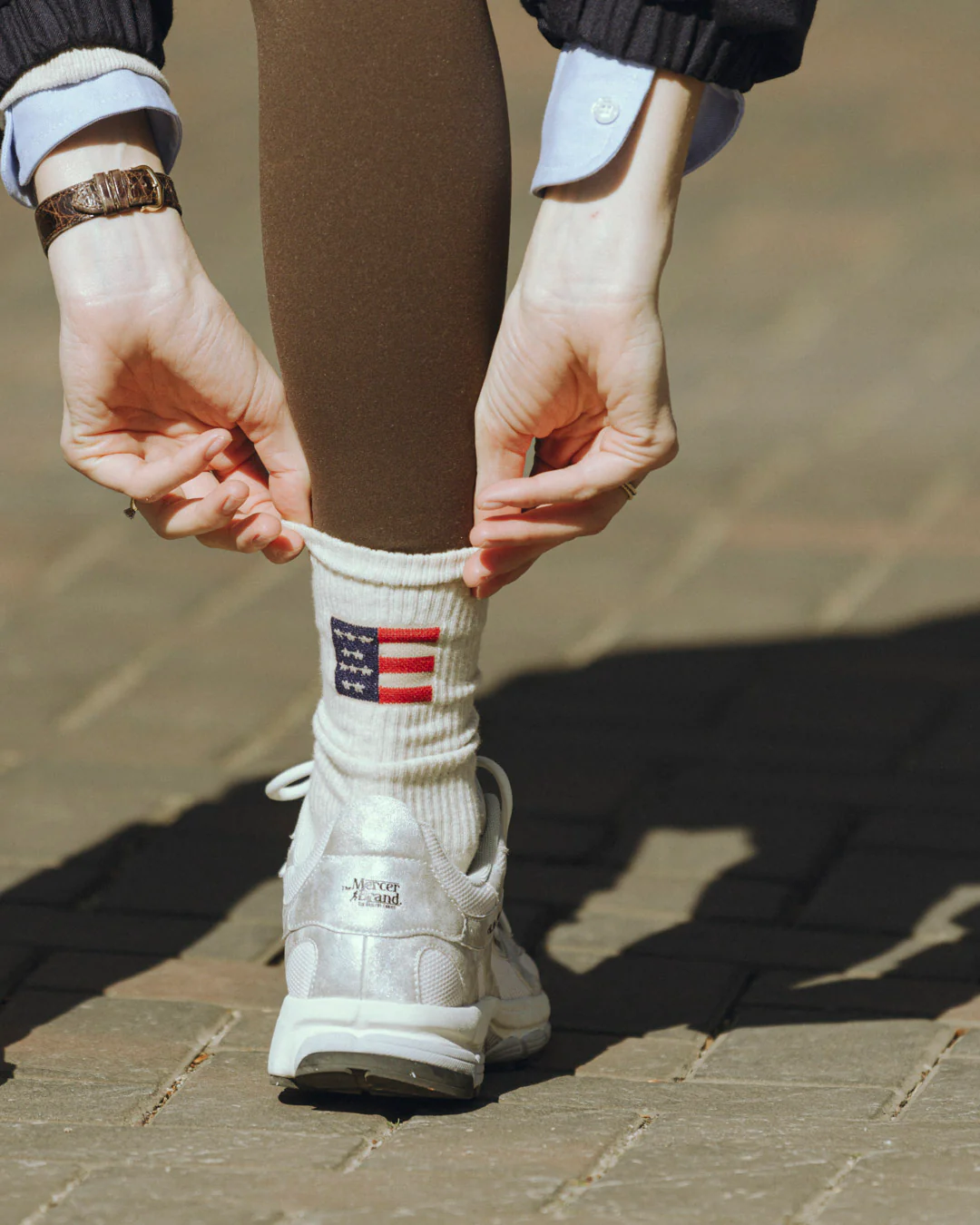 The Mercer Socks | Off White - Image 2