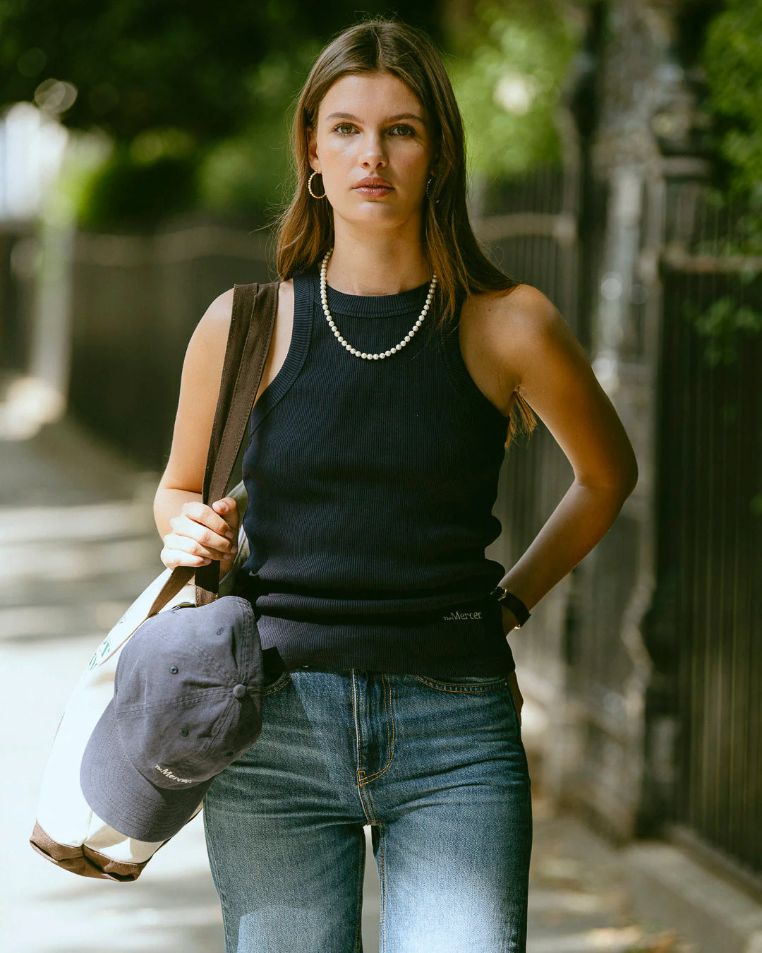 The Mercer Tank | Navy - Image 2