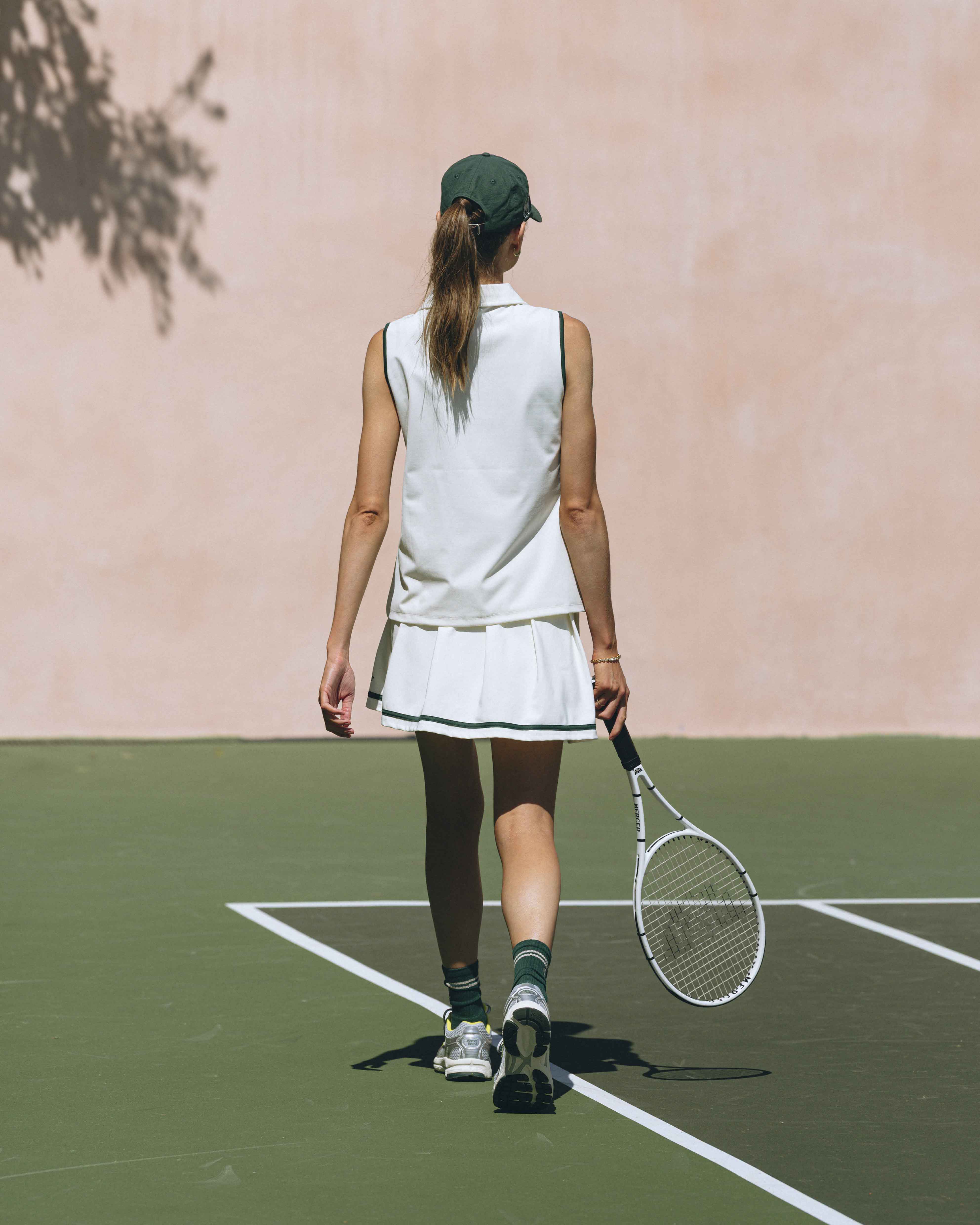 The Mercer Tennis Polo Women | Off White - Image 5