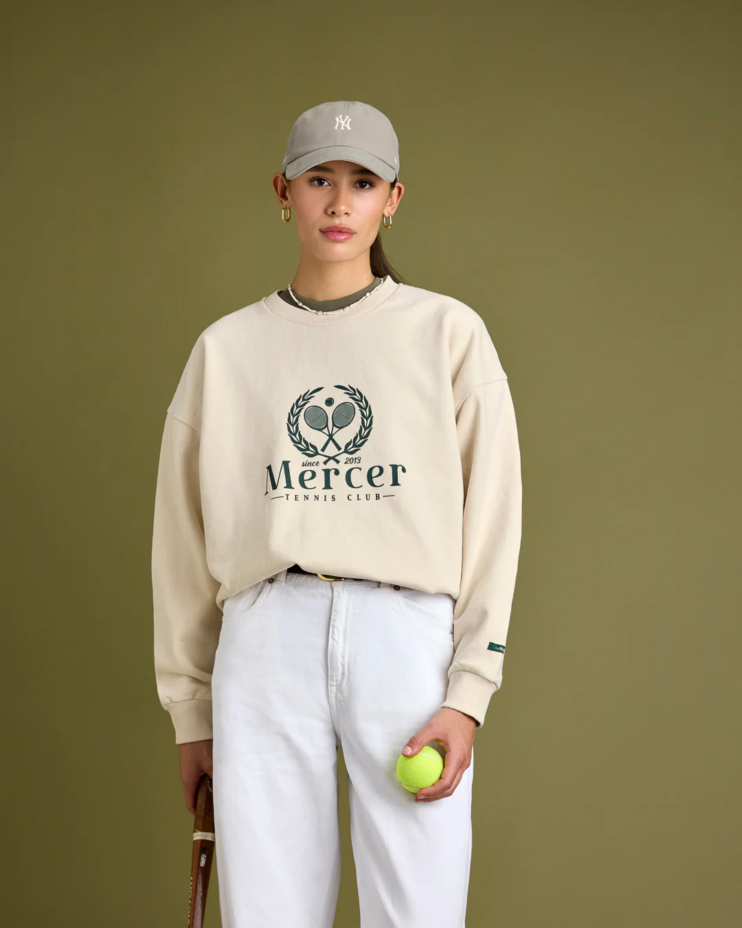 The Mercer Tennis Sweat | Off White - Image 5
