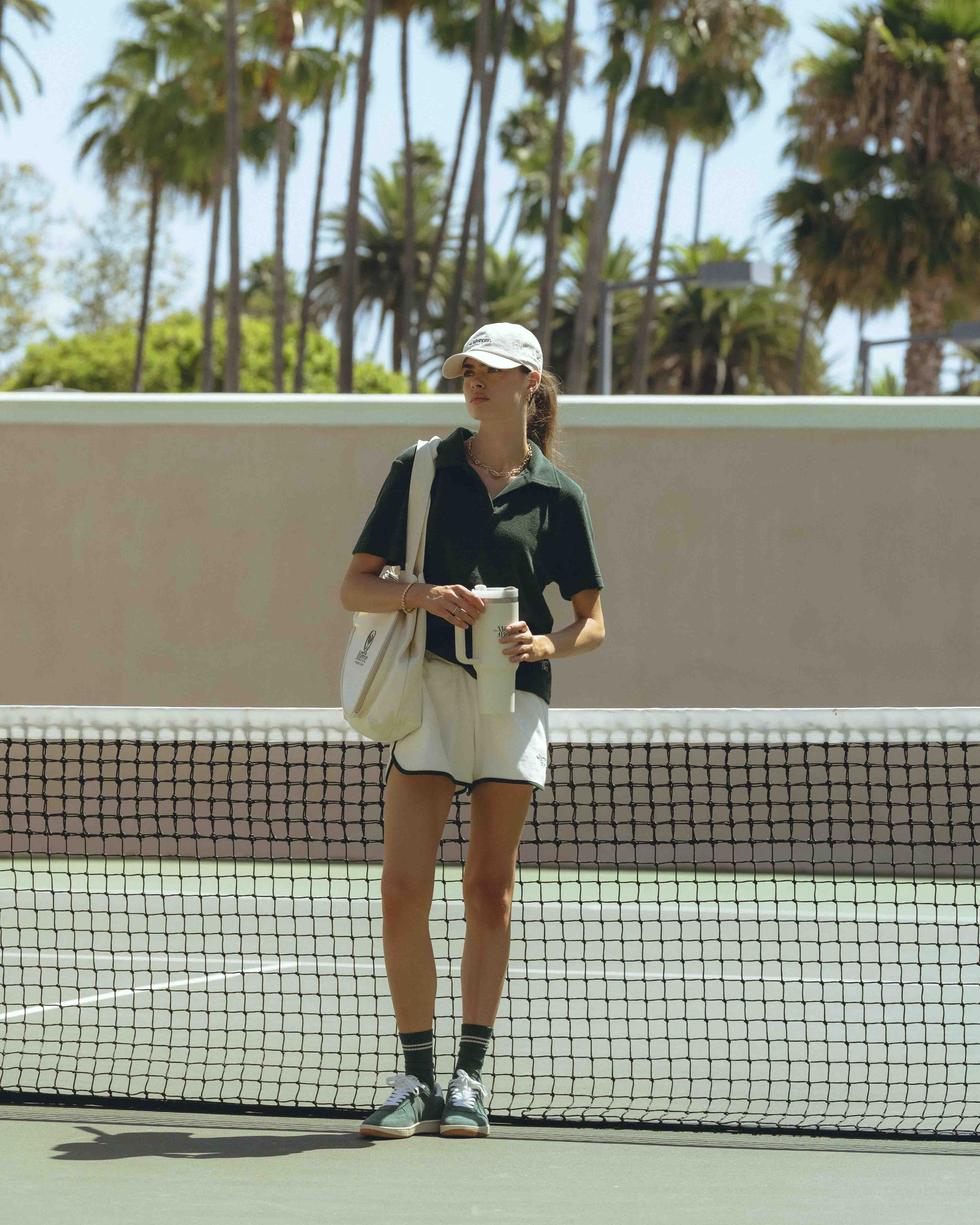 The Mercer Terry Polo Women | Green - Image 3