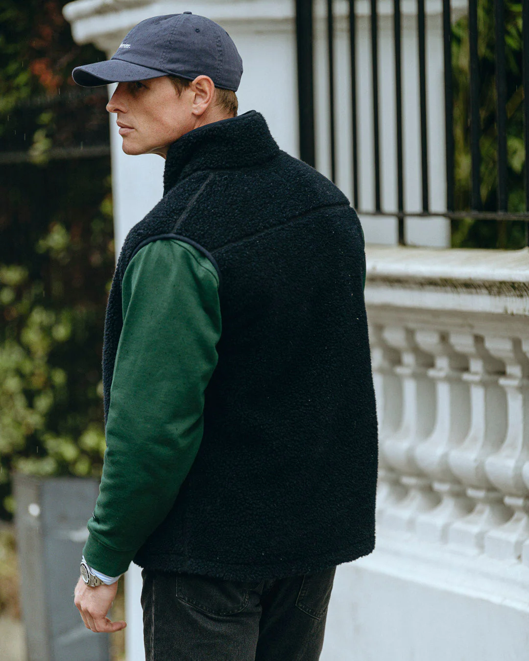 The Mercer Wool Bodywarmer | Navy - Image 3