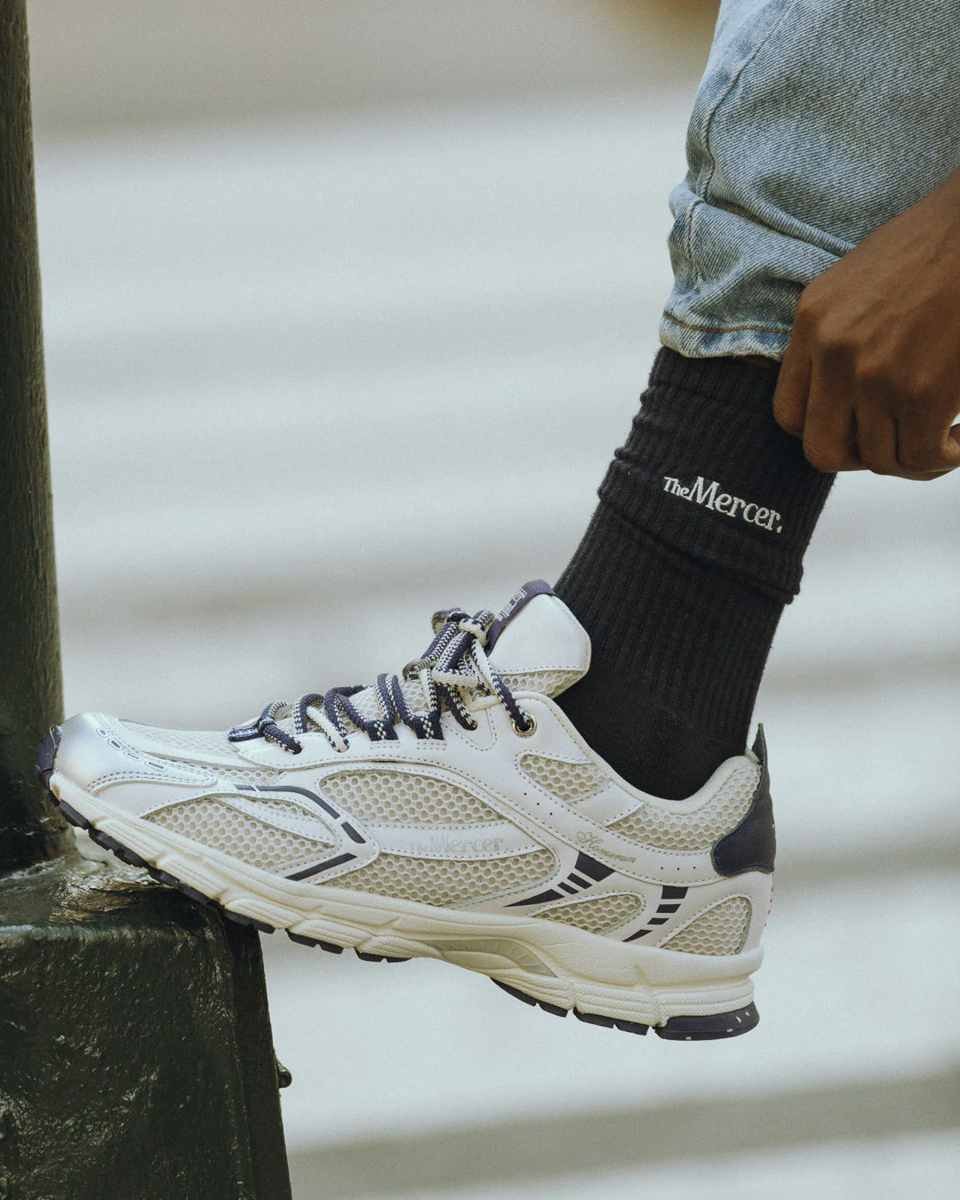 The Re-Run Baseball | White/Blue - Image 4
