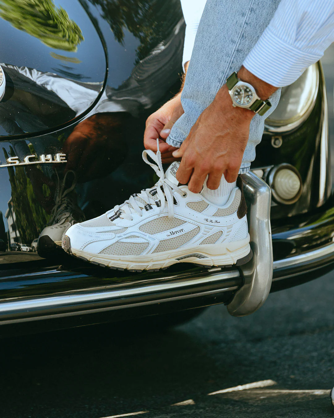 The Re-Run Vintage Nappa | White/Brown - Image 3